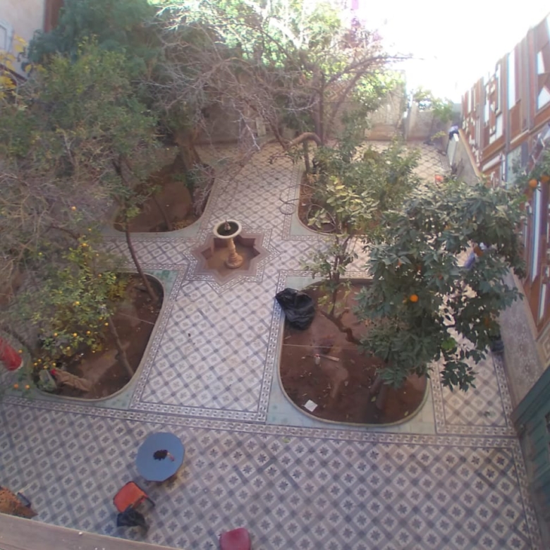 Grand Riad Titré – 401m2 a rénover – Zaouia