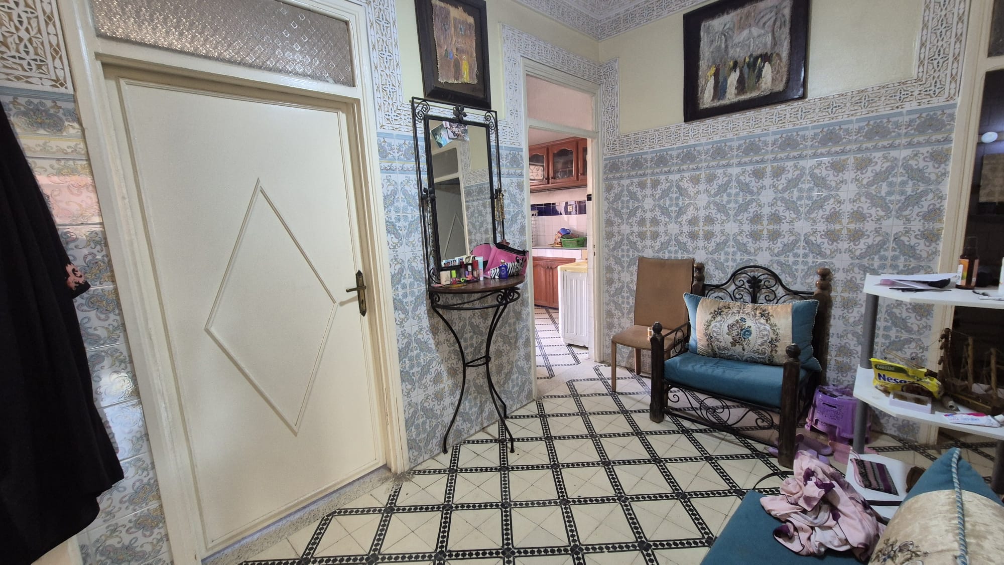 Villa beldi mitoyenne titrée, à rénover, idéal investisseur/ 300m2