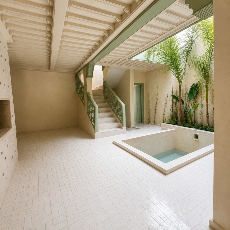 Riad authentique 4 chambres – 82 m² – Sidi Mimoun avec accès voiture