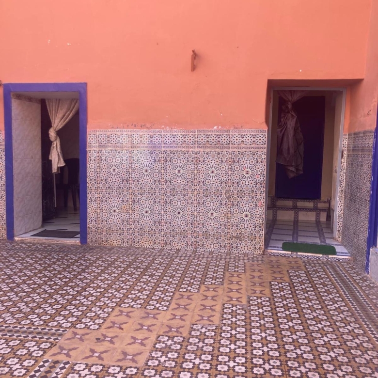 Riad 183m² Melkia à rénover 4ch – Quartier Bab Ahmar