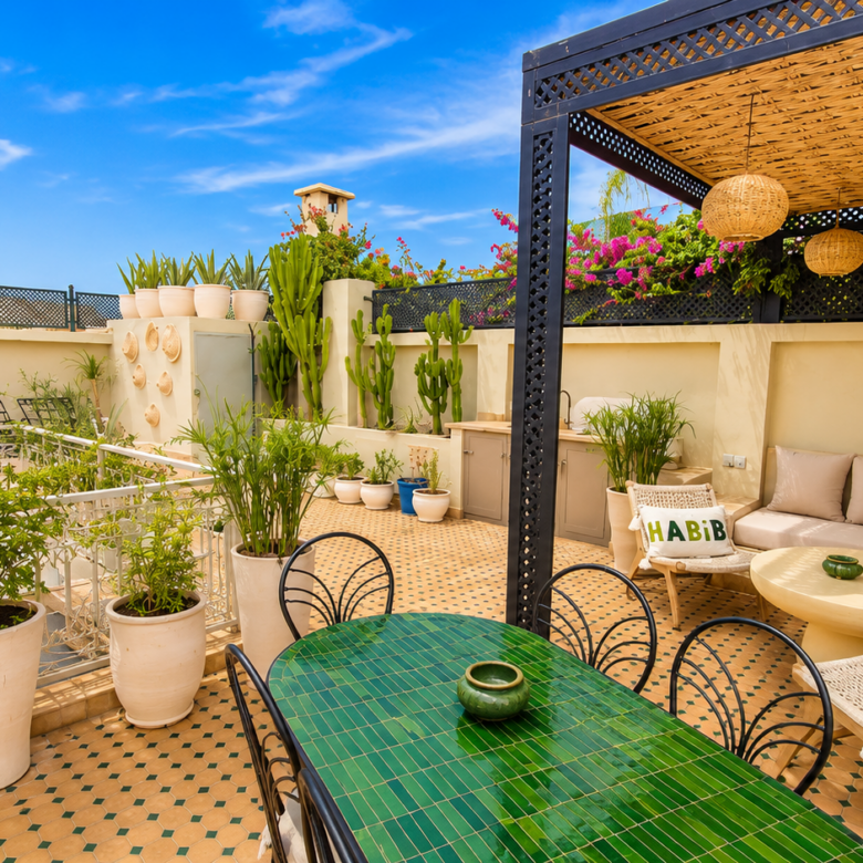 Riad coup de cœur 3 Chambres Titré Ksibat-Kasbah
