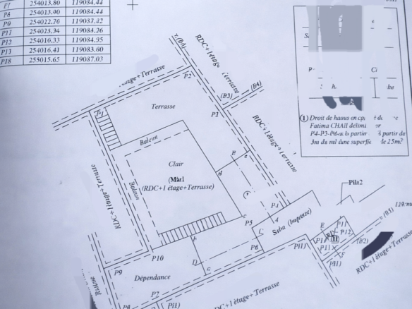 Riad démoli Terrain 134m2 bab Taghzout