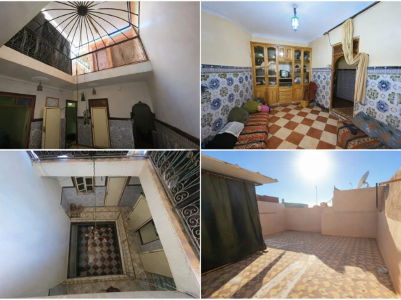 Riad 85m2 Titré à rénover – Riad Laarouss