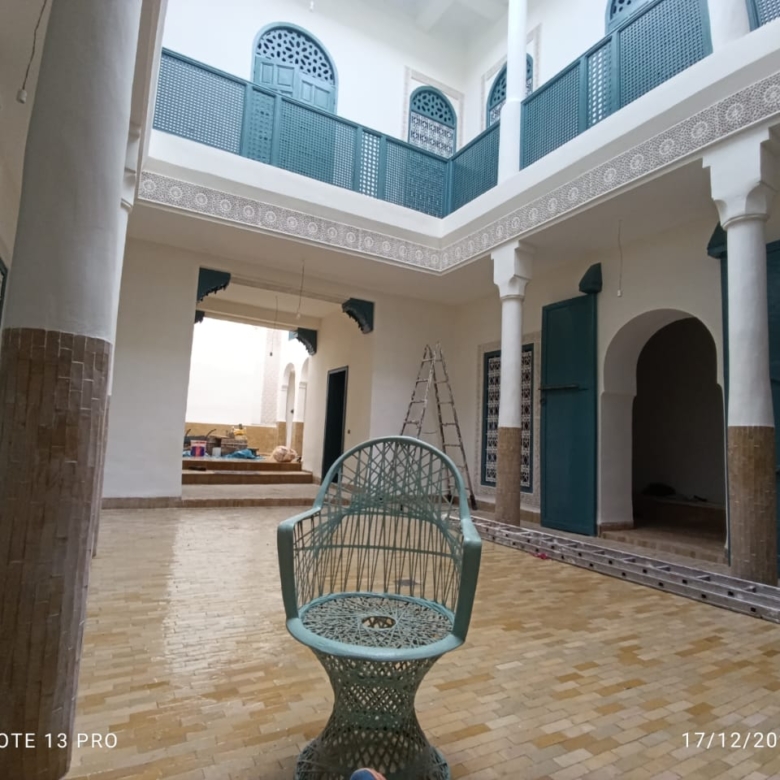 Riad 230m2 fini, titré à Zaouia