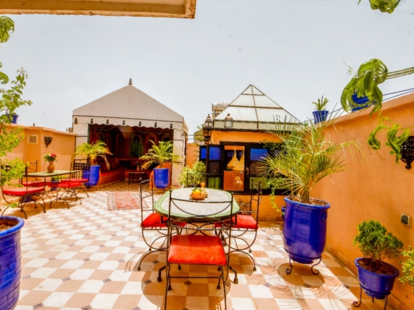 v-Riad 108m2 autorisé maison d&rsquo;hôtes – bab Allens