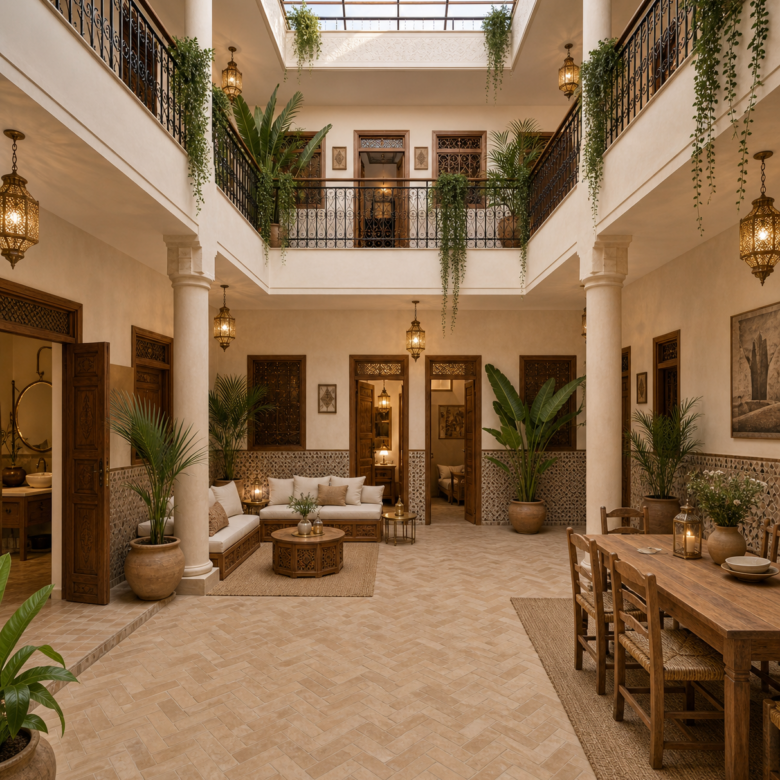 Très bon potentiel pour ce Riad Melkia Propre 160m2 – Bab Doukkala