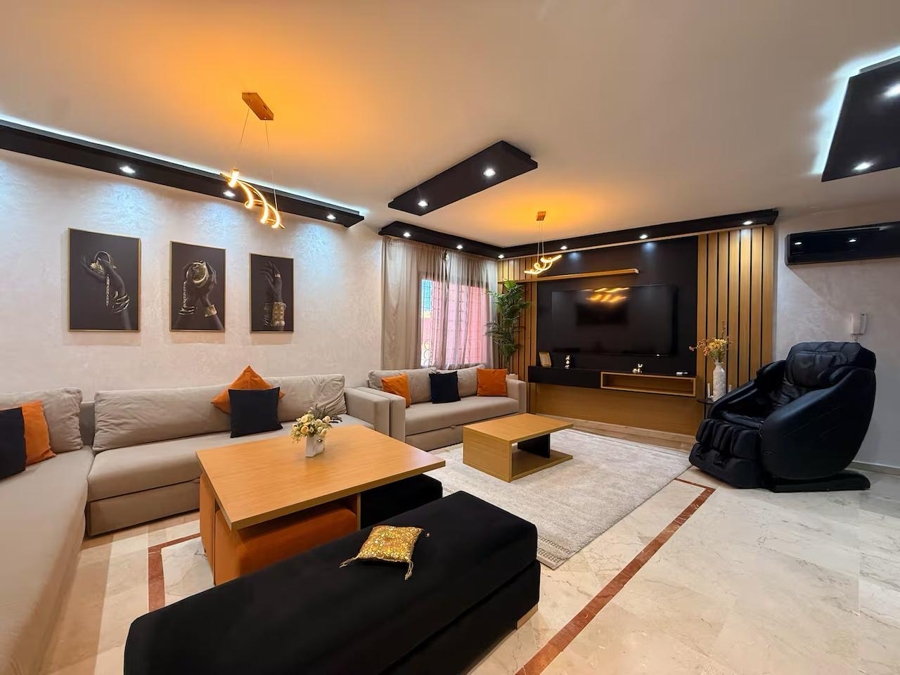Studio 54 m2 à Gueliz Titré