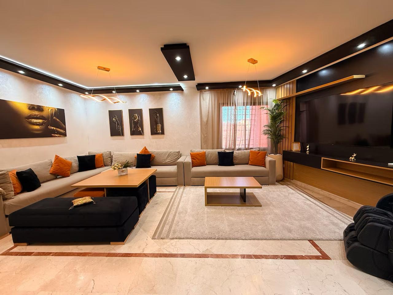 Studio 54 m2 à Gueliz Titré