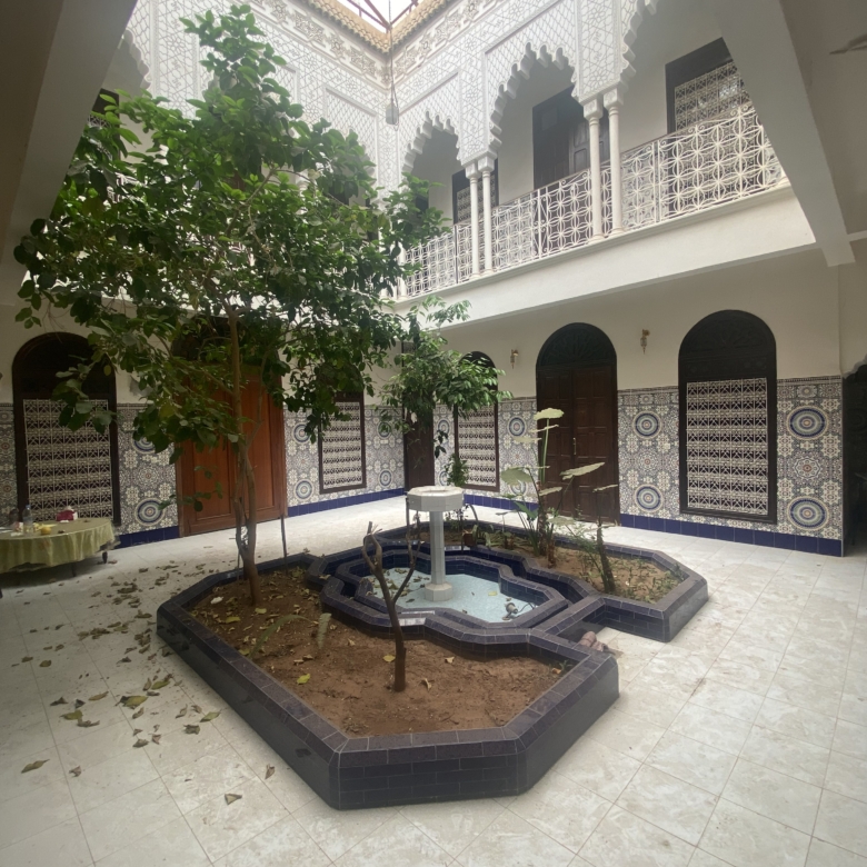 Riad 185m² 5ch Melkia à rénover avec petit hamam à Riad Zitoun