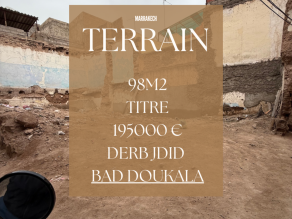 Terrain Titré 98m2 -Bab Doukala