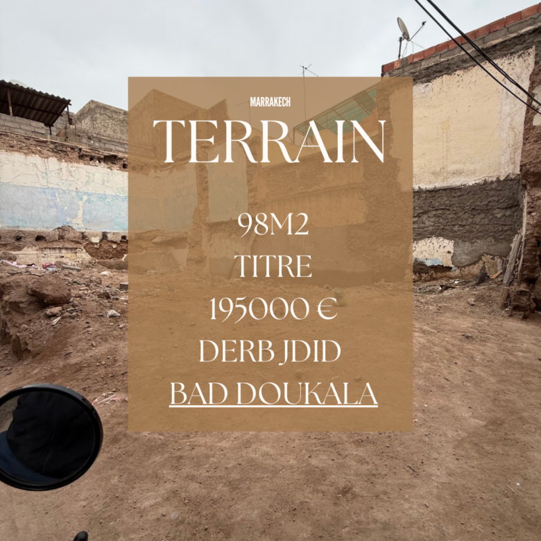 Terrain Titré 98m2 -Bab Doukala