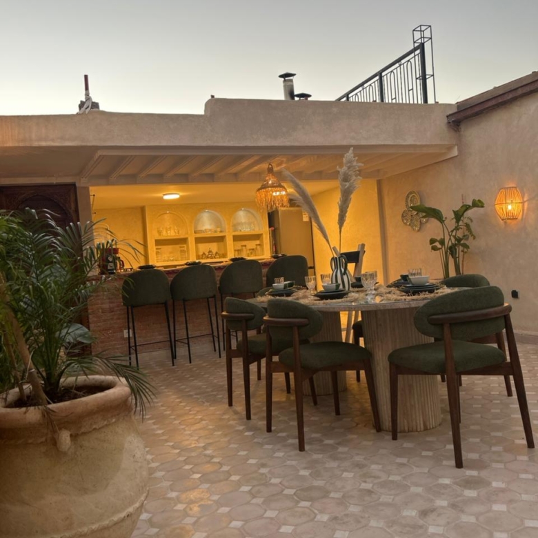 Belle Douiria neuve à vendre – 4 suites – Quartier Derb Dabachi, Médina de Marrakech