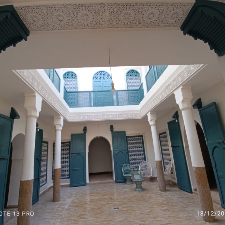 Riad 230m2 fini, titré à Zaouia