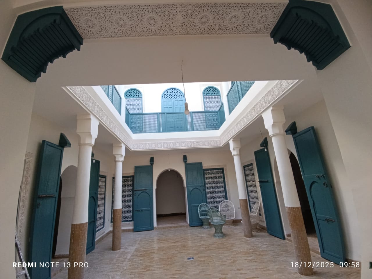 Riad 230m2 fini, titré à Zaouia