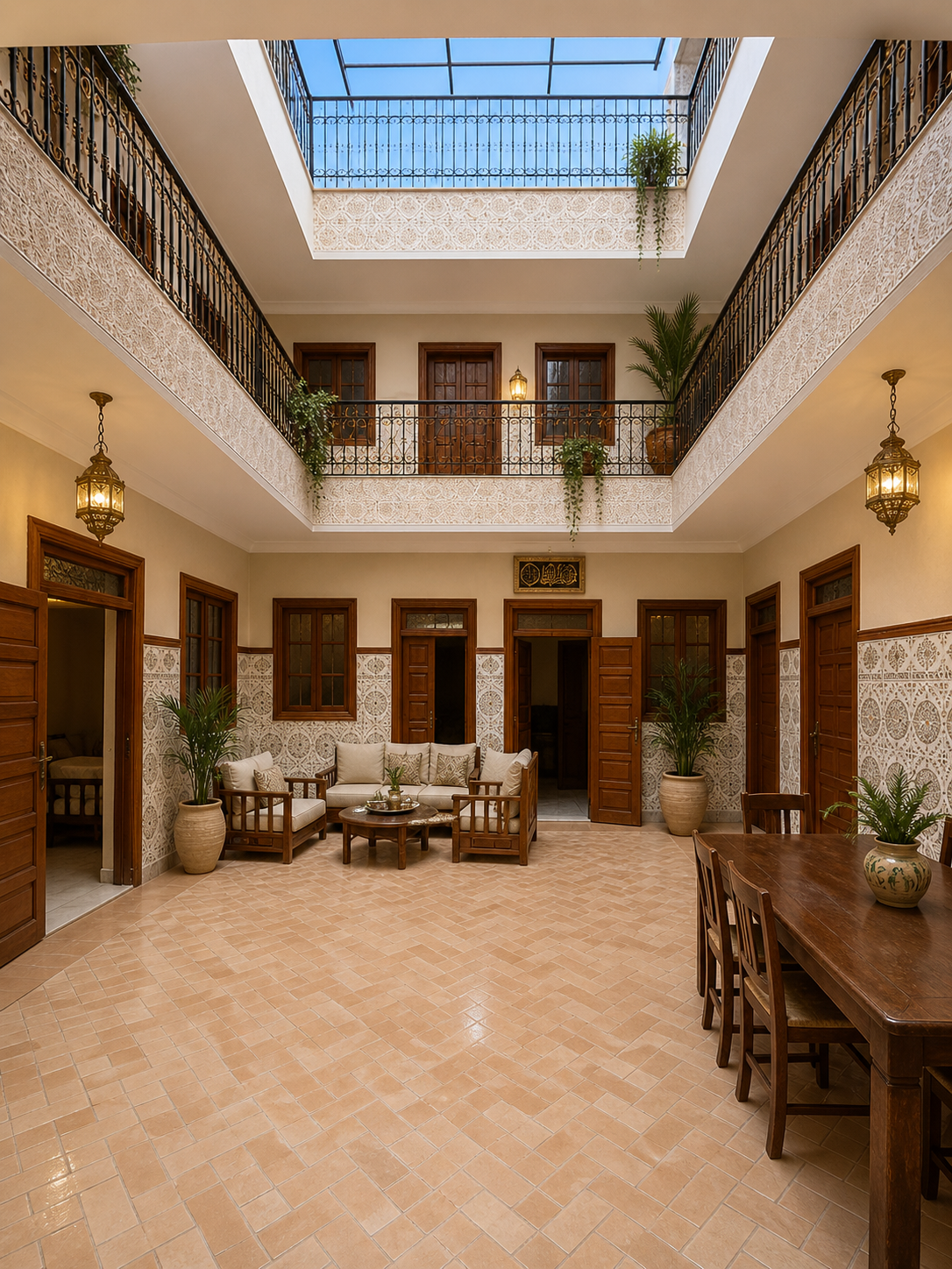 Très bon potentiel pour ce Riad Melkia Propre 160m2 – Bab Doukkala