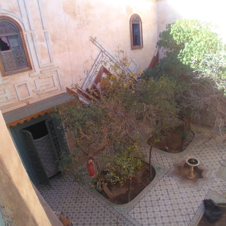 Grand Riad Titré – 401m2 a rénover – Zaouia