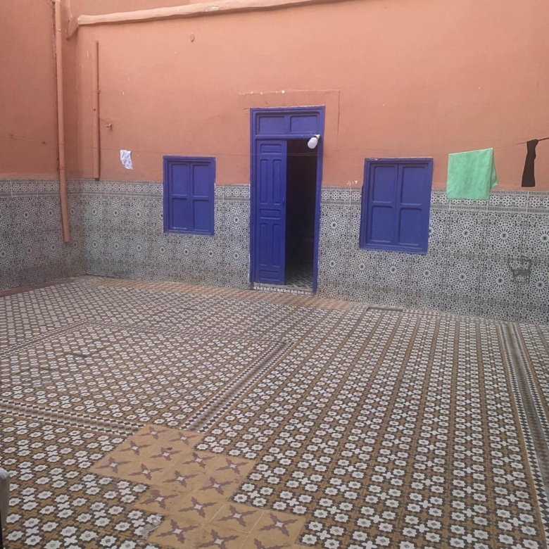 Riad 183m² Melkia à rénover 4ch – Quartier Bab Ahmar