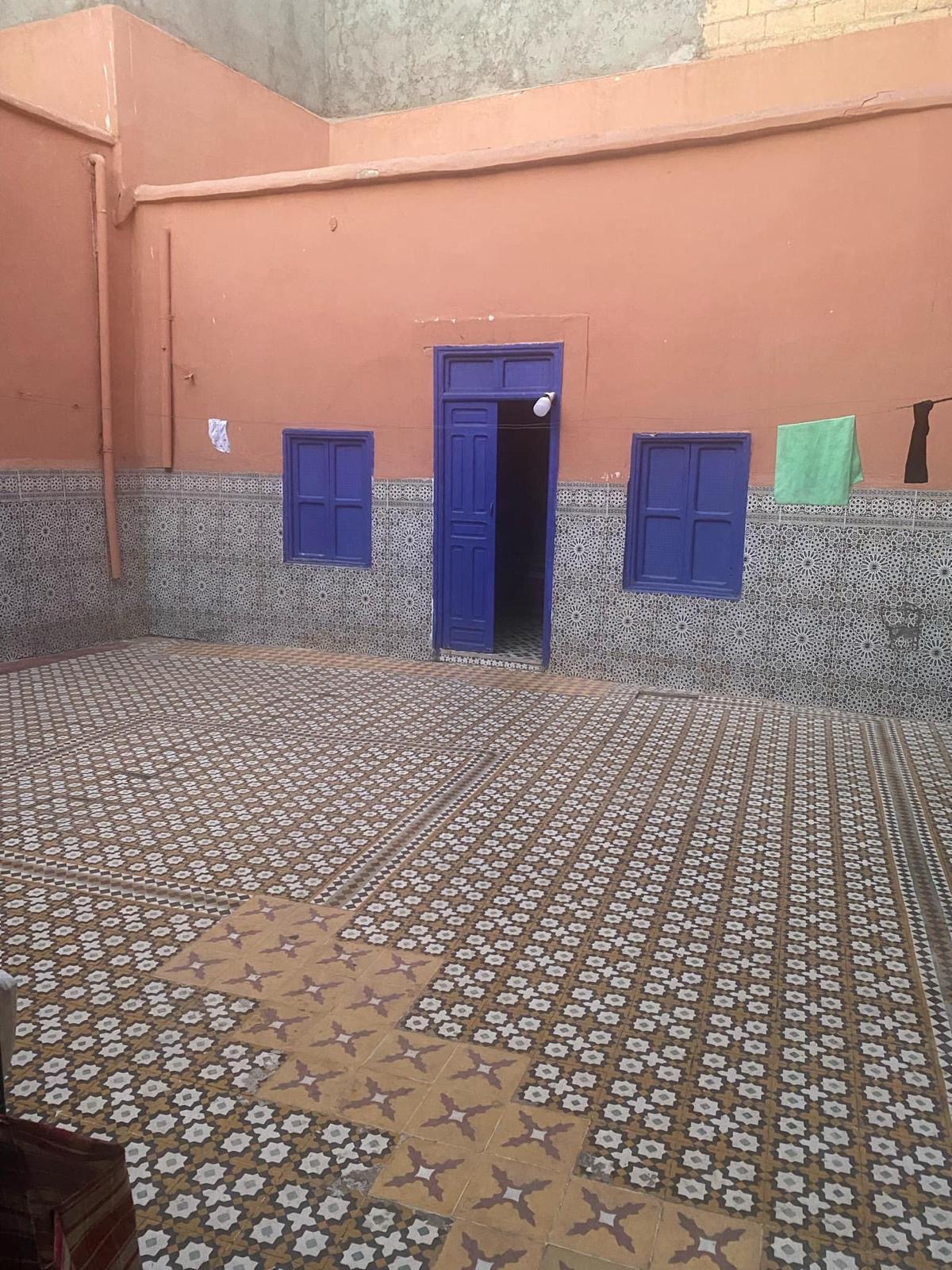 Riad 183m² Melkia à rénover 4ch – Quartier Bab Ahmar