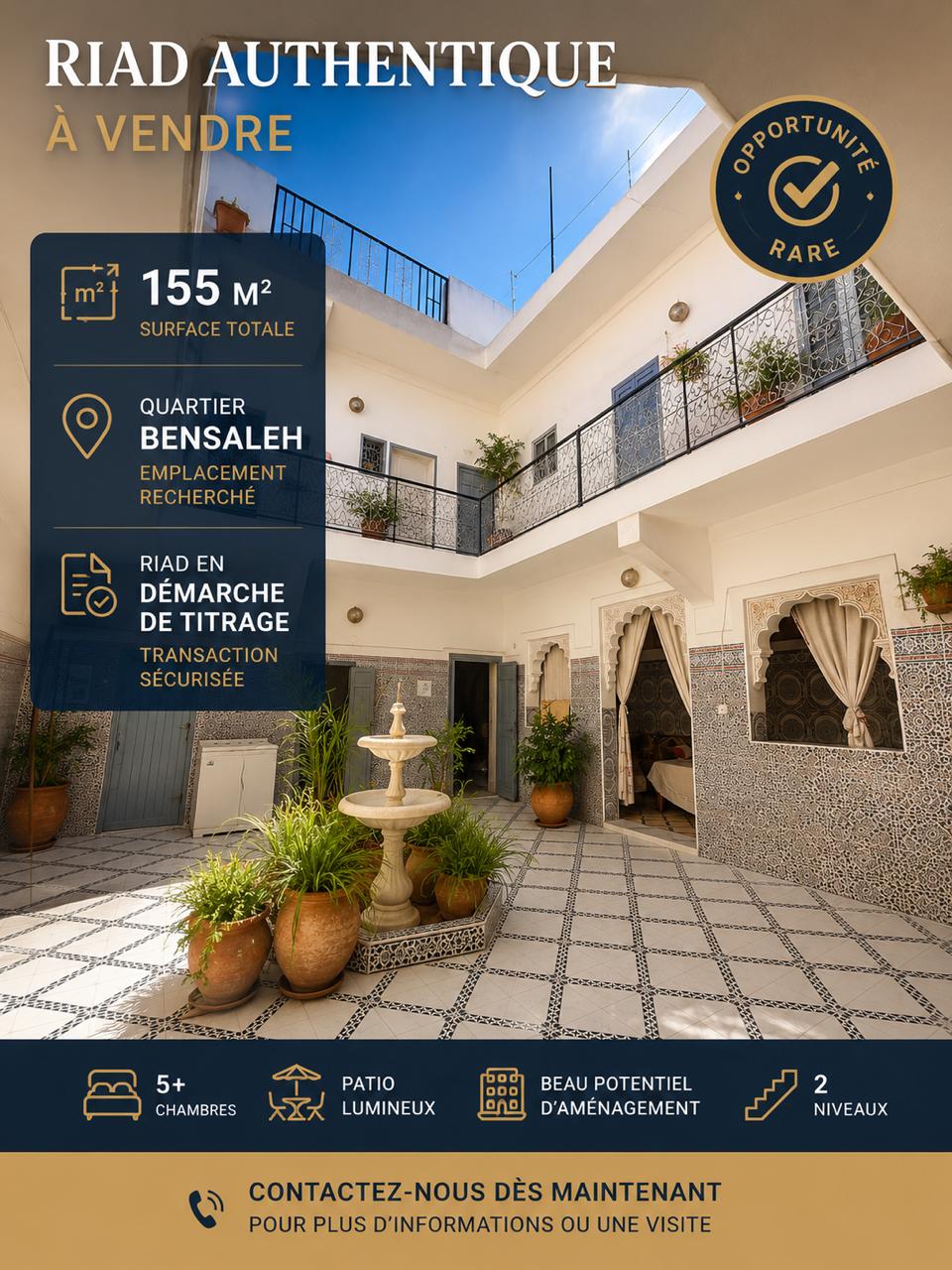 Top Riad melkia 155m2 – ben Salah