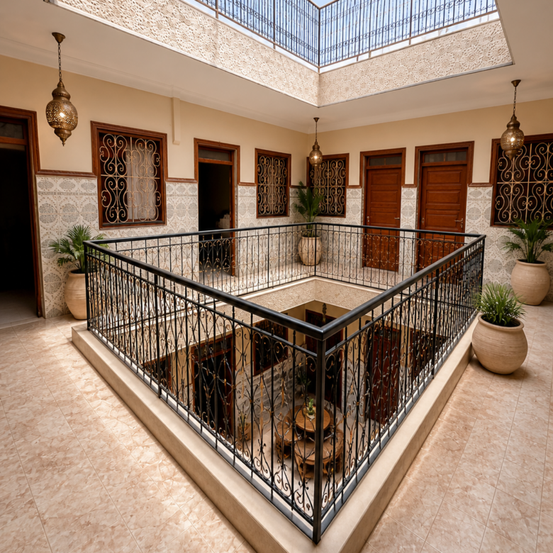 Très bon potentiel pour ce Riad Melkia Propre 160m2 – Bab Doukkala