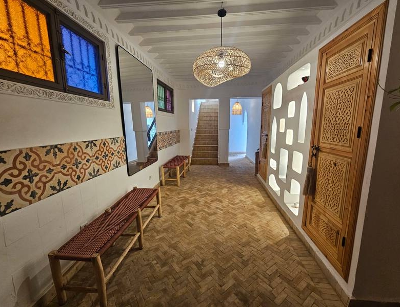 Riad rénové – 161 m² au sol – 5 chambres – Kasbah