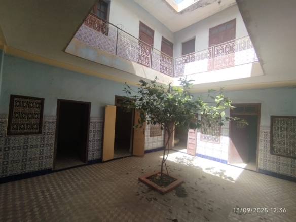 Riad 123m² Melkia à rénover – Quartier Kasbah