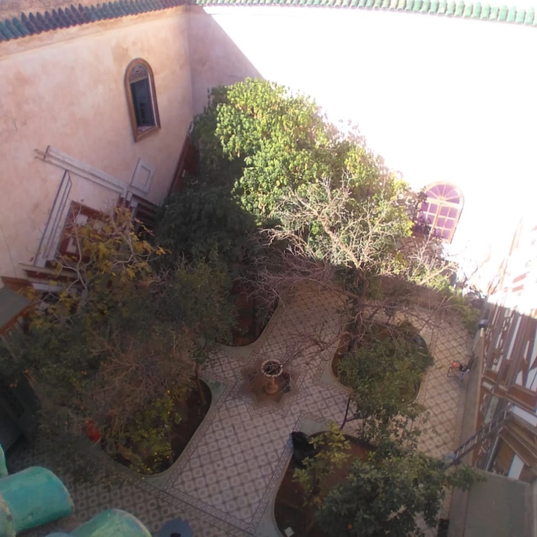 Grand Riad Titré – 401m2 a rénover – Zaouia