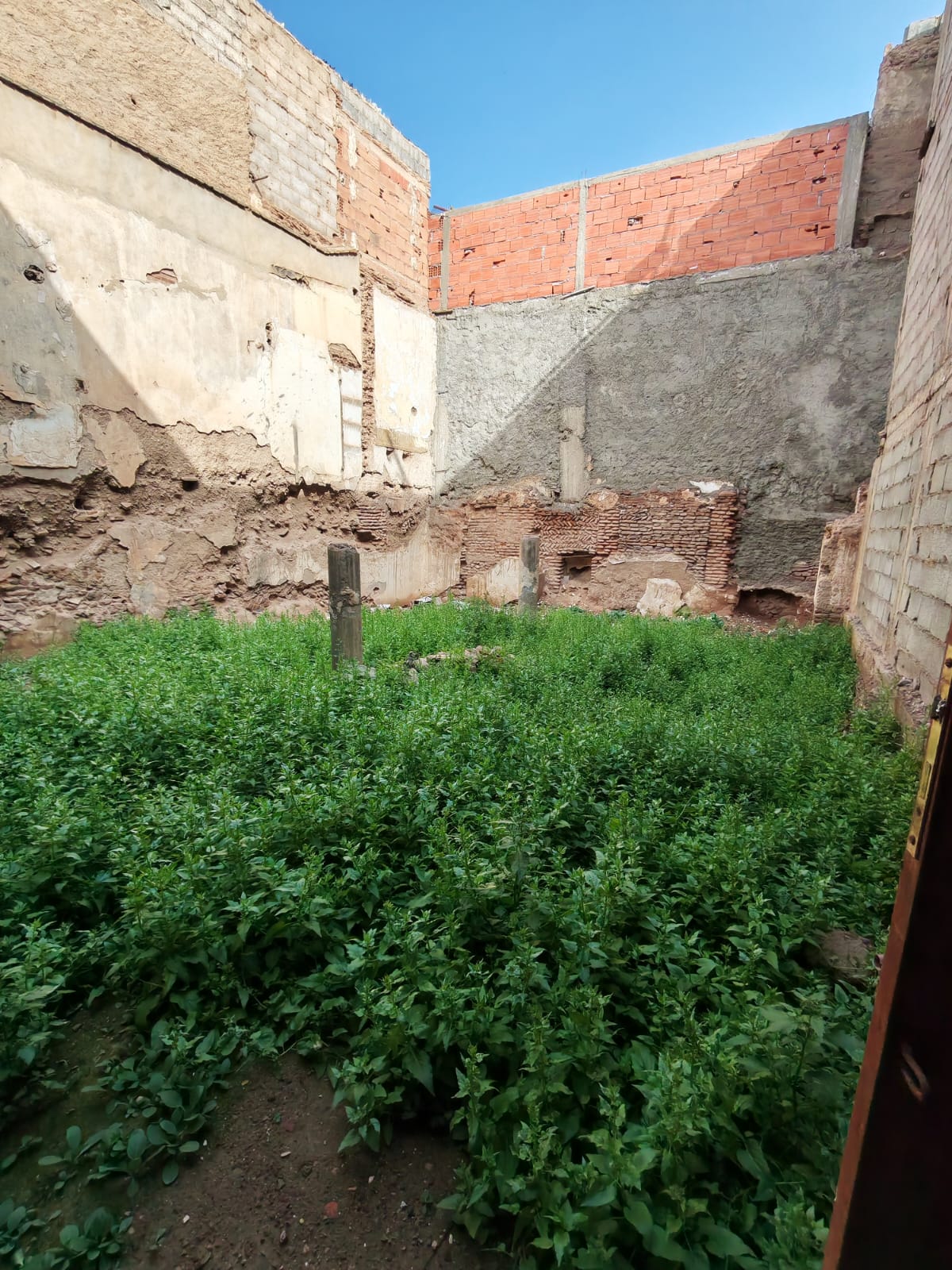 Terrain 100m² en ruine Melkia – Quartier Laksour