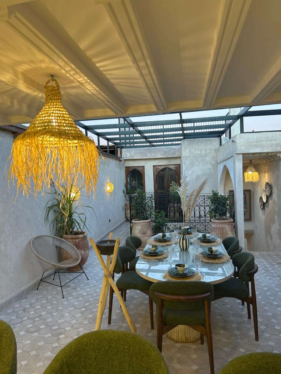 Belle Douiria neuve à vendre – 4 suites – Quartier Derb Dabachi, Médina de Marrakech